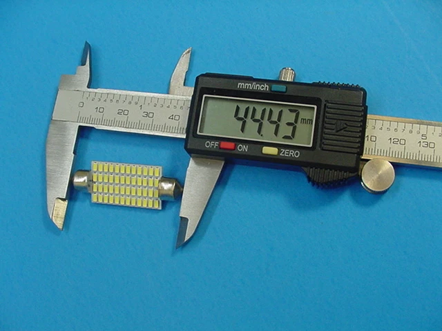 2 luces LED de panel de vela de cortesía interiores súper blancas 65-95 Buick Caddy Olds GMC Foto 2 de 4