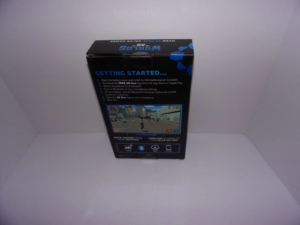 Worlds AR Augmented Reality Gaming Gun, Blue Tooth Blaster Pro Edition  - Image 2 of 2