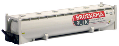 HO 1:87 Schluter 491260 - 40ft. Pressure Silo Container- Broekema Bulk
