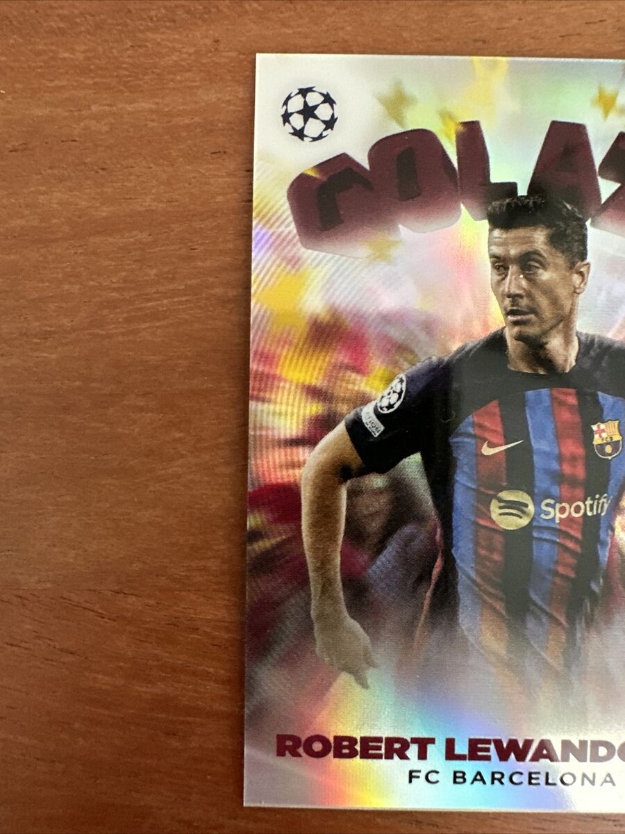 2023 Topps Chrome ROBERT LEWANDOWSKI #G-6 UEFA Champions League