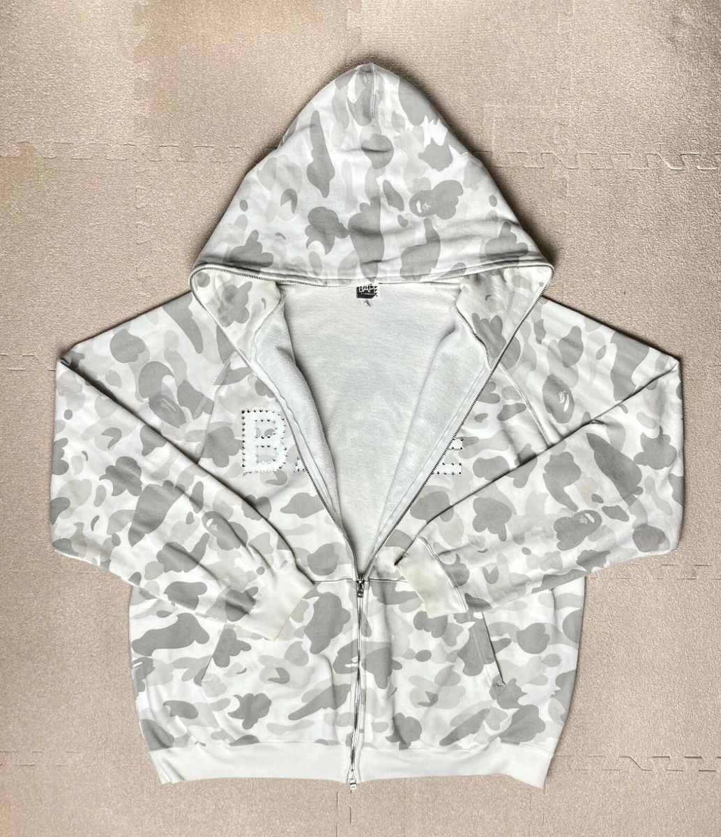 UNREALISTIC IDEALS ZIP HOODIE SNOW CAMO – NAMED