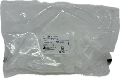 SARSTEDT 62.515.006 100X16MM TEST TUBE 13ML ROUND BOTTOM STERILE LOT OF 50