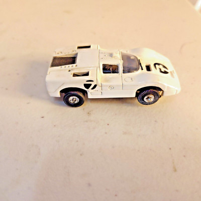 Aurora Thunderjet Tjet CHAPARRAL 2F #7 white  HO Slot Car  Vintage