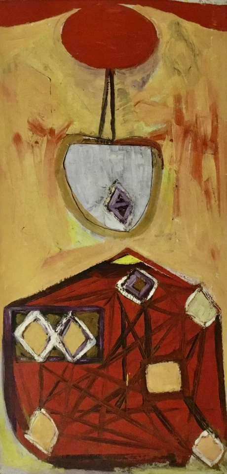 Robert Motherwell Красная Юбка Заказной Принт в Рамке - Изображение 2 из 2