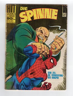 1969 MARVEL AMAZING SPIDER-MAN #69 CLASSIC KINGPIN COVER + ASM 1 KEY RARE GERMAN