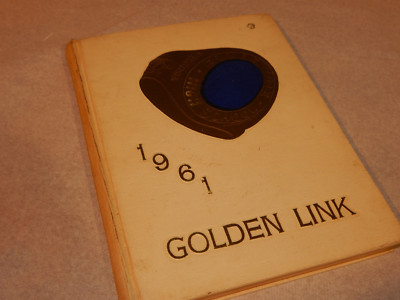 1961 Bluestone High School Yearbook Skipwith,Va. Golden Link