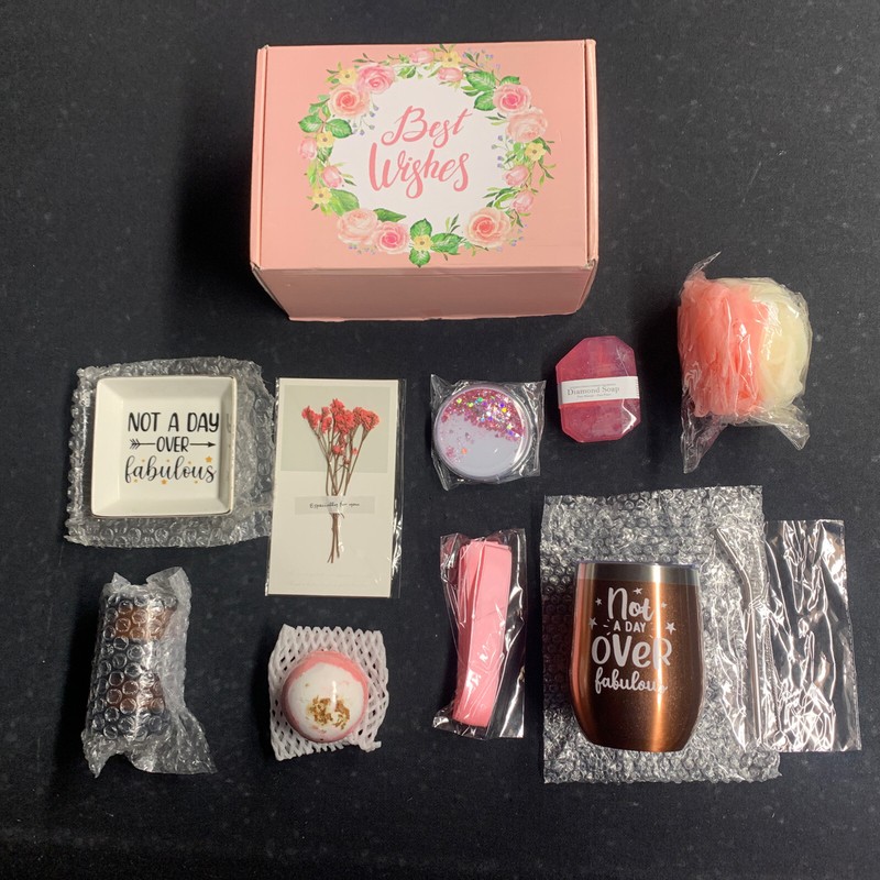 11 Piece Bath and Body Spa Gift Set, Birthday, Best Wishes, Destress