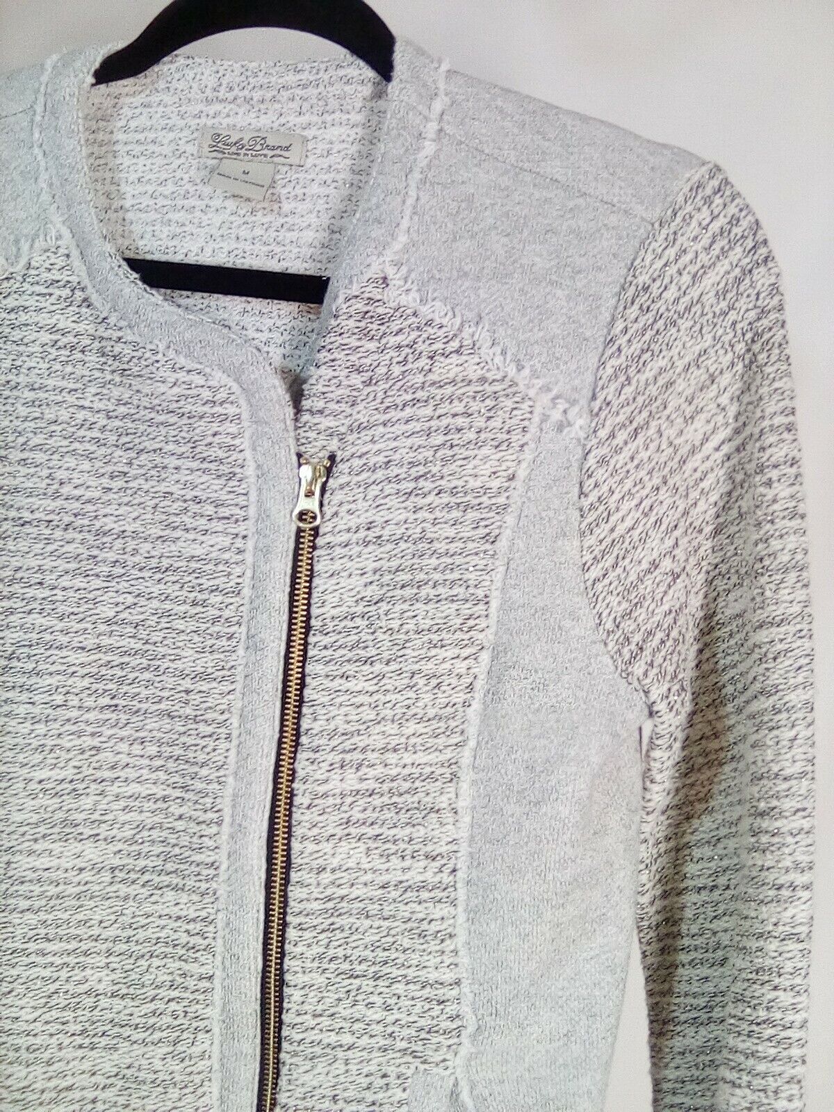 Women's Lucky Brand Medium Jacket Sweatshirt Zip … - image 6
