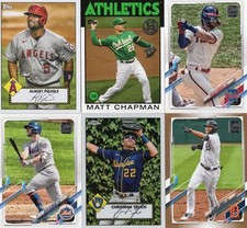 2021 Topps Series 1 MLB Baseball - Base, Rookie & Insert Cards - You Pick!