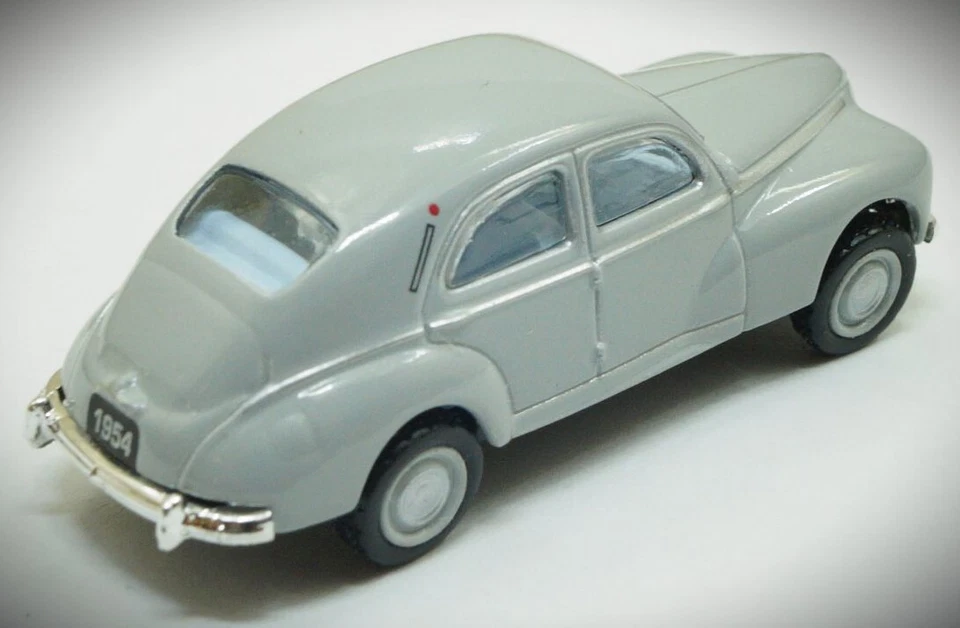 1:87 HO Universale Hobbies PKW Peugeot 203 Del 1954 In Grigio - Immagine 3 di 4