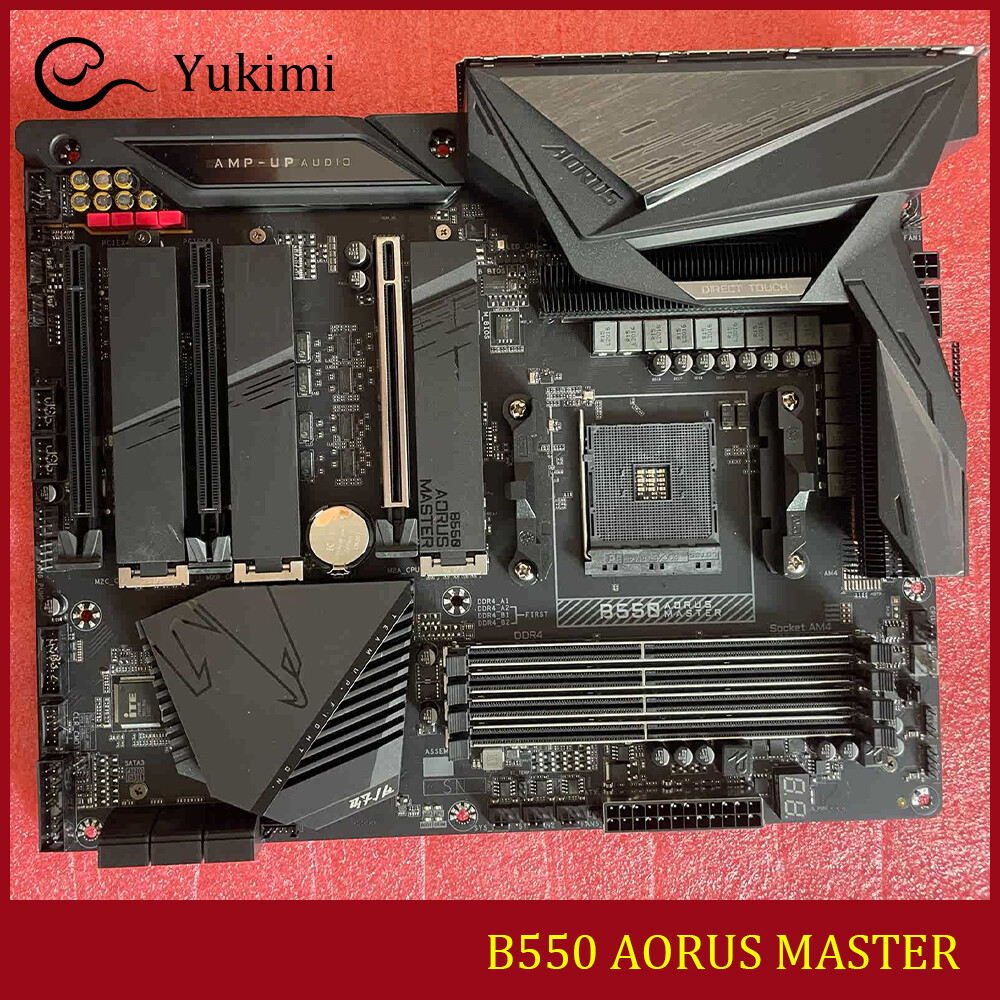 FOR GIGABYTE B550 AORUS MASTER 128GB AMD AM4 HDMI DDR4 Motherboard - Main Image