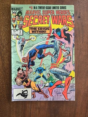 MARVEL SUPER HEROES SECRET WARS #3 1st APP TITANIA & VOLCANA 1984