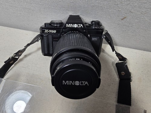 MINOLTA X-700 MPS 35mm SLR Film Camera, MINOLTA MD Zoom, MD 50mm 1.7, Macro Lens - Picture 4 of 20