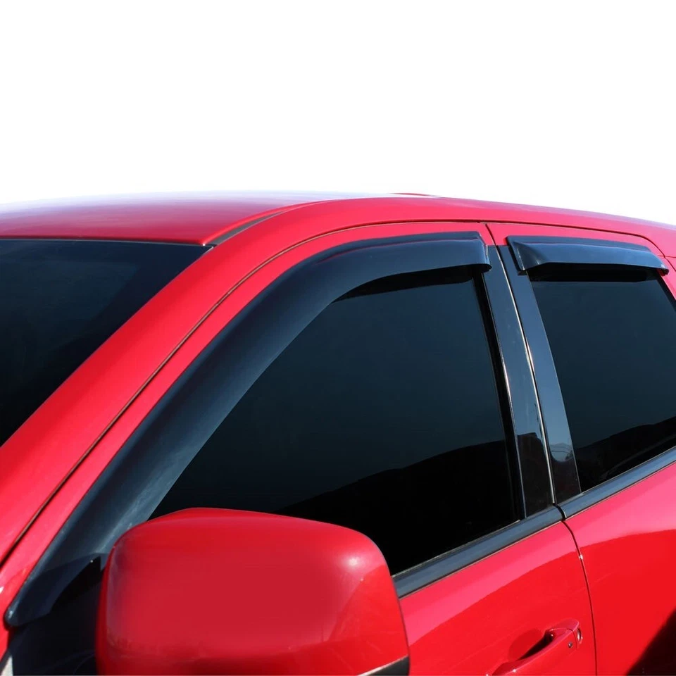 Fits Nissan Altima 2000-2001 SMOKED Window Visors Rain Deflector Guards - Image 3 of 4