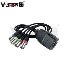 V-Show 1 set Adapter DMX-RJ45 Male/Female DMX Splitter Network Cables for Lights