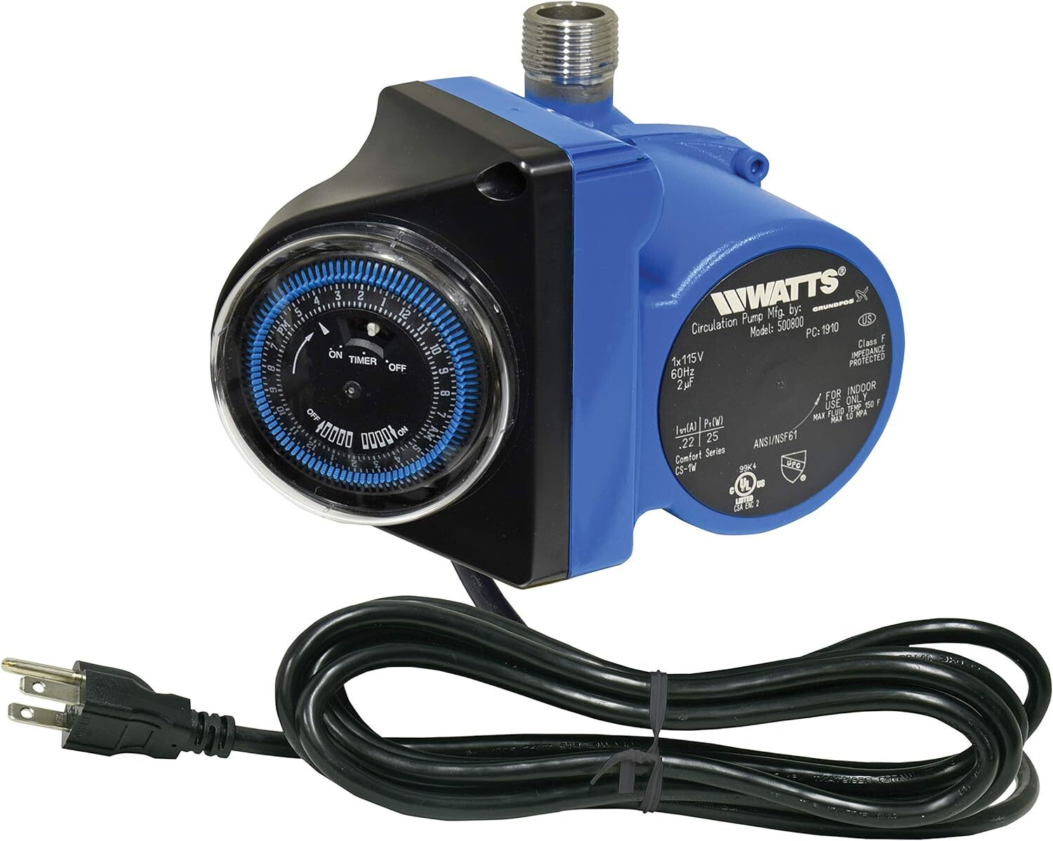 Extremely Quiet Instant Hot Water Recirculating Pump System with Built