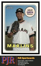 2018 Topps Heritage #608 Jarlin Garcia Miami Marlins  EXTRA 35% OFF 4+