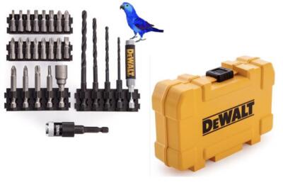 DEWALT DT71700 27-teiliges HSS Bohr- und Schraubenset Rapid Load Bithalter