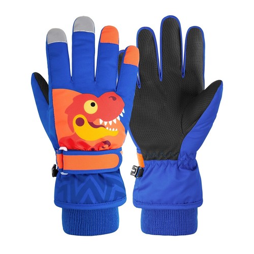 Winter Gloves for Kids Waterproof Boys Girls Cute Snow Ski Gloves Toddler Sno...