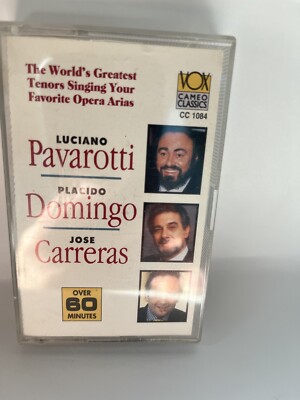 Three Tenors Carreras Domingo Pavarotti Cassette Tape