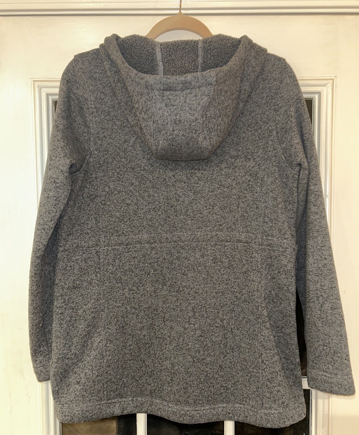 The North Face Gray Toggle Patch Pockets Hooded Z… - image 8