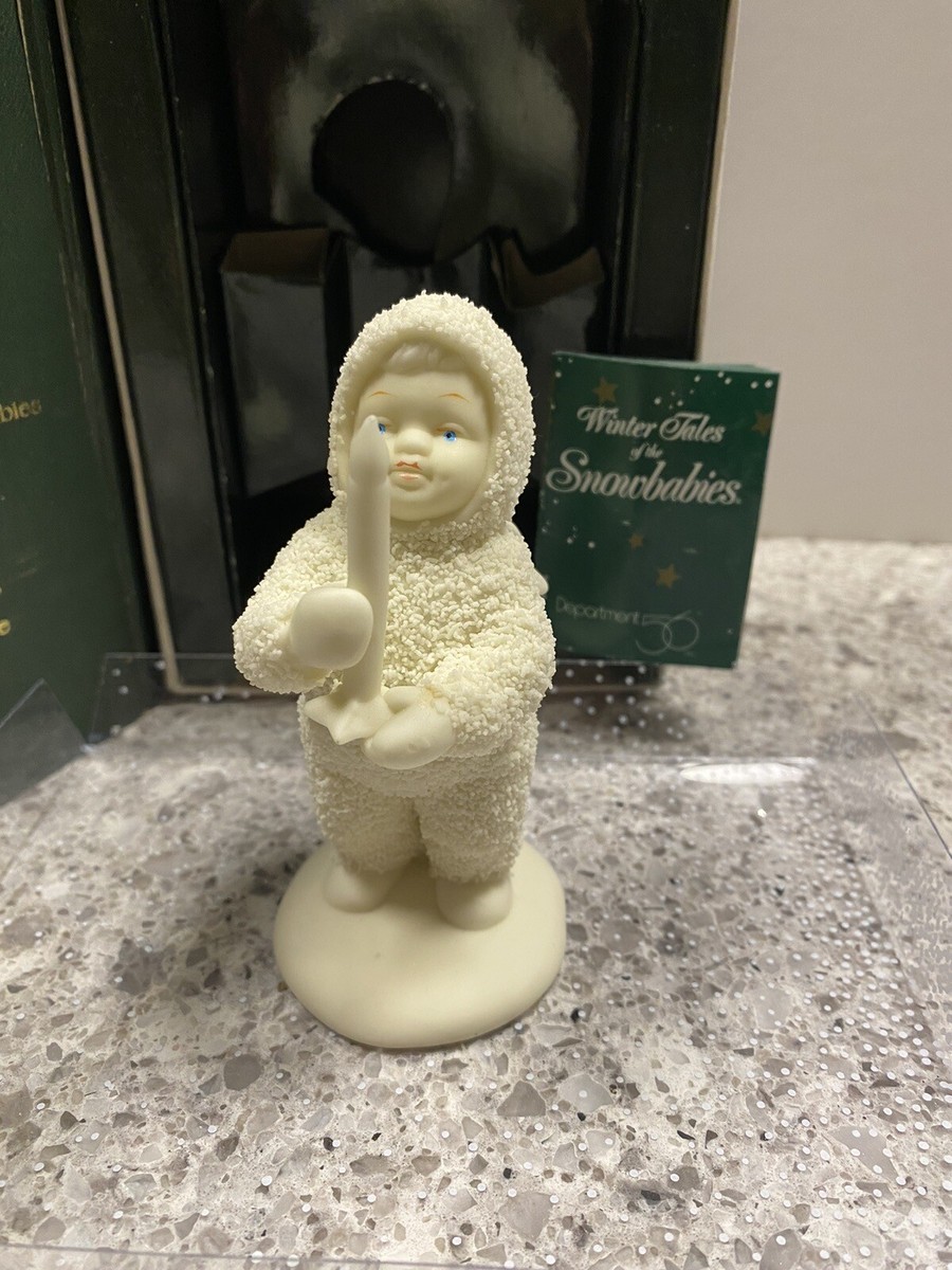 【特別セール品】 Dept In #6823-3 Retired Candle Little One Just Snowbabies 56 置物