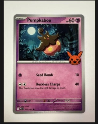 #ad Pumpkaboo 077 182 Pokemon Trick or Trade 2024 NM $1.00