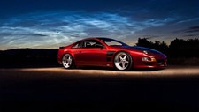 Cars 300zx nissan Desk Mat Stitched