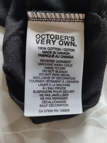 October's Very Own OVO Illusion RARE Long Sleeve T-Shirt Black Drake XS BNWT NEW - Picture 7 of 10