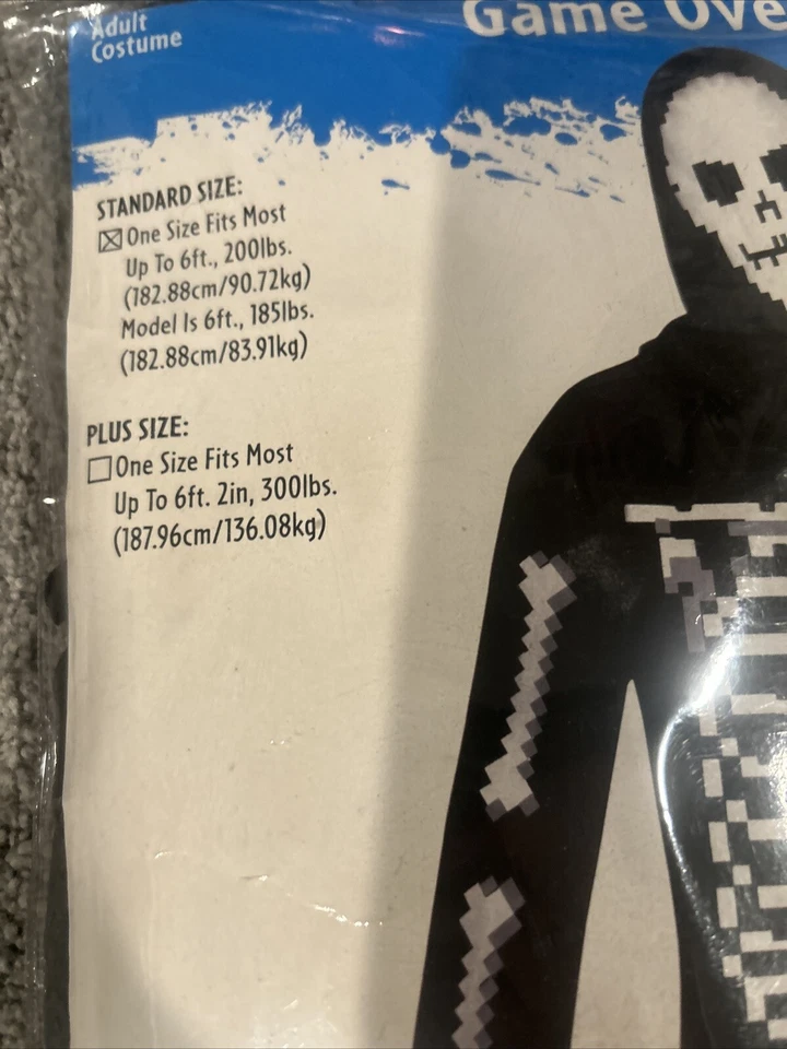 Game Over Guy Costume Halloween Adult Male - Image 2 of 3