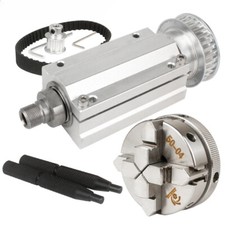 50/63 Mandrino a quattro ganasce/tre ganasce gruppo mandrino tornio lavorazione legno perline macchina