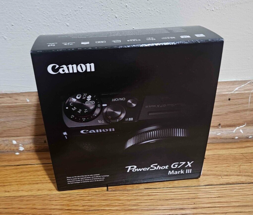 Canon PowerShot G7 X Mark III - 20.1MP Point & Shoot Digital