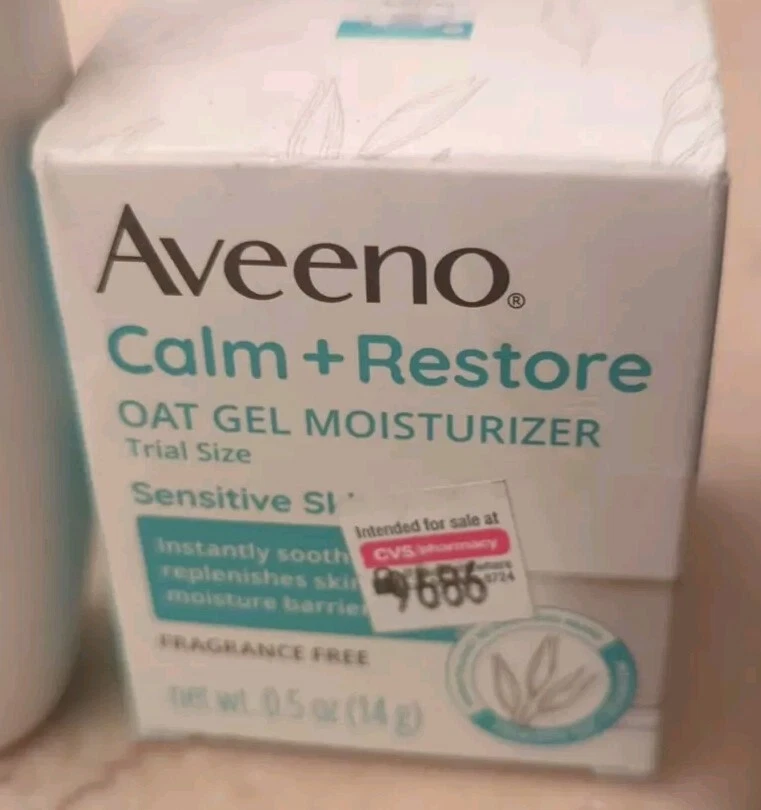 Aveeno 2pk: Limpiador espumoso y gel hidratante calmante + restaurador alivio del enrojecimiento Foto 3 de 4