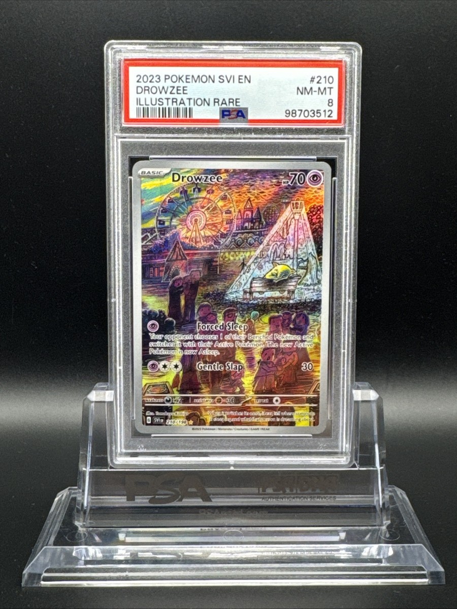 Pokemon Drowzee 210/198 Illustration Rare PSA 8 NM-MT | eBay