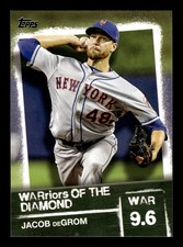 2020 Topps WARriors of the Diamond Jacob deGrom #WOD-25 New York Mets