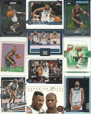 🏀 HUGE 100 + different MINNESOTA TIMBERWOLVES cards lot 1989 - 2025 Edwards