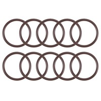 10 Fluorkautschuk O-Ringe 25Mm Od 21Mm Id 2Mm Breite Metrisch Fkm Dichtung