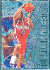 1996-97 Fleer Metal - Allen Iverson Rookie Card #201 (RC) HOF MVP. rookie card picture