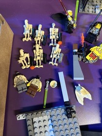 RETIRED 2003 LEGO Star Wars LOT 4480 Jabba's Palace 7151 7121 AS IS SEE PICS