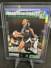 2025 Panini Donruss WNBA A'JA WILSON #36 ROAD TO THE FINALS SILVER HOLO /499