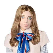 Adult M3gan Overhead Latex Mask with Wig