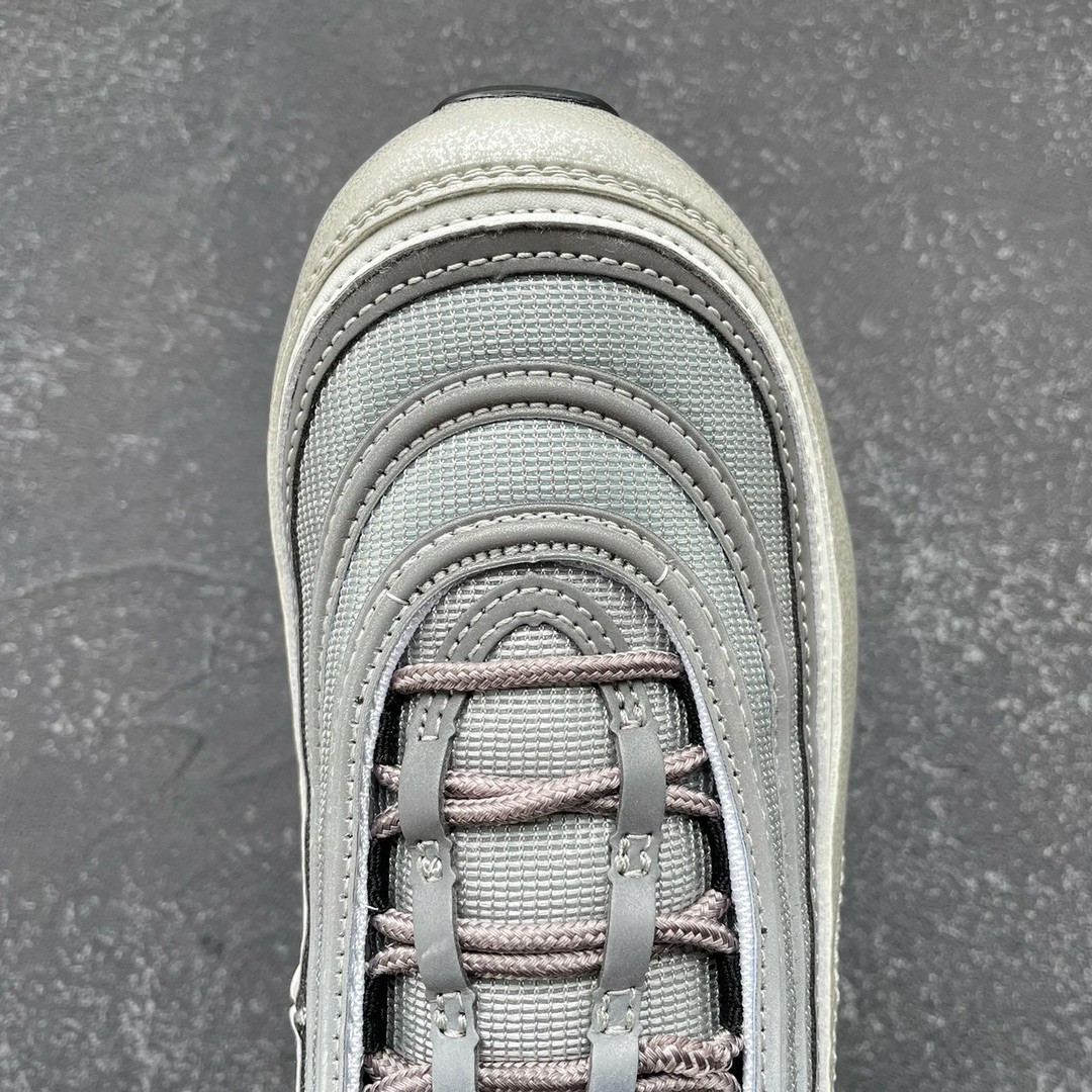 Men's NIKE AIR MAX 97 Full White Cushioned Daily Walking Trainers📽️ image 7