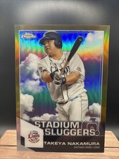 Takeya Nakamura 2021 Topps Chrome NPB Stadium Sluggers Gold Refractor /50 #SL-21
