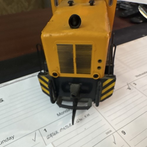 LGB Schoema 2067 Diesel Locomotive G Scale Analog Yellow/Black Light Function - Picture 6 of 7