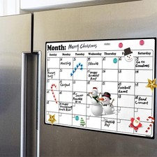 Magnetic Dry Erase Whiteboard Monthly Weekly Daily Magnetic Fridge Calendar