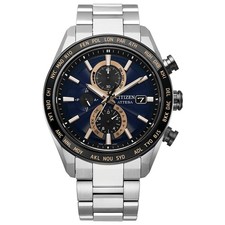 CITIZEN ATTESA AT8297-51L Eco-Drive Blue Dial Radio-Controlled Titanium Watch