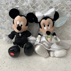 Mickey and Minnie Wedding Plush | eBay