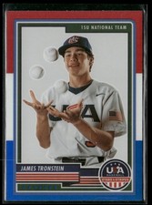 2023 Panini Stars & Stripes USA Baseball #39 James Tronstein Red, White, & Blue