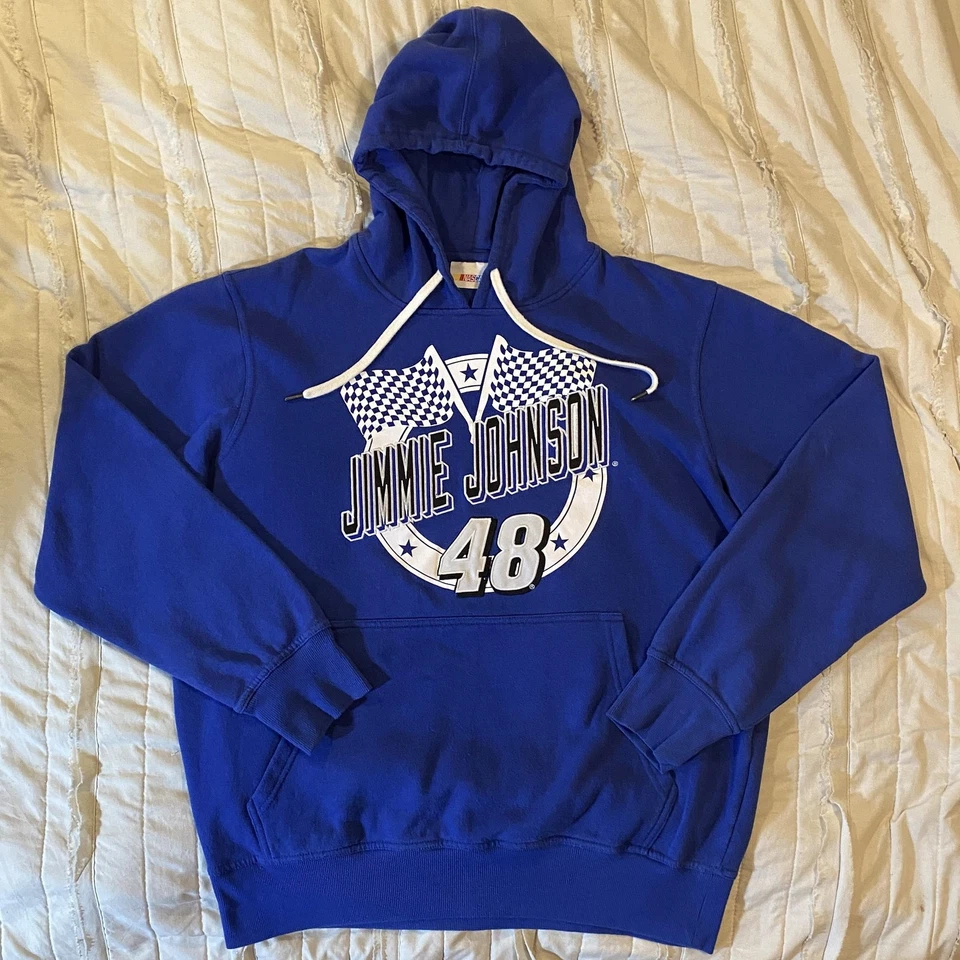 Sudadera con Capucha Jimmie Johnson Para Hombres XL Azul NASCAR Carreras Pullover Sudadera 48 Driver Foto 2 de 4