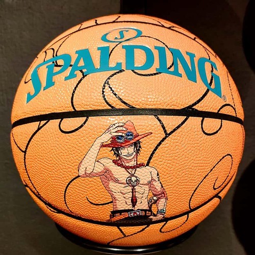 SPALDING × ONE PIECE Size 7 synthetic leather basketball Ace Japan New - Picture 14 of 18